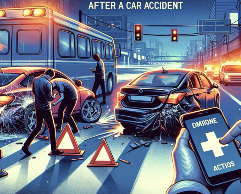 pasos a seguir después de un accidente de coche